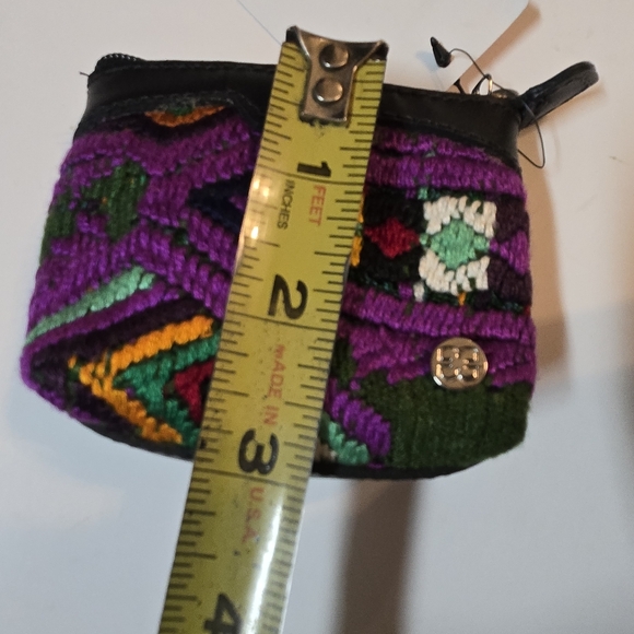 Embroidered Colorful Mini Coin  Pouch - Picture 5 of 5